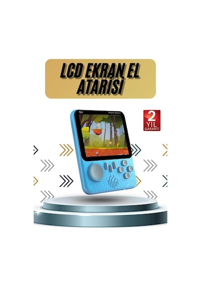 3.5 - 134 - İnç Mini Atari Tnabilir Oyun Konsolu 666 Adet - Csmtex - Retro Oyun