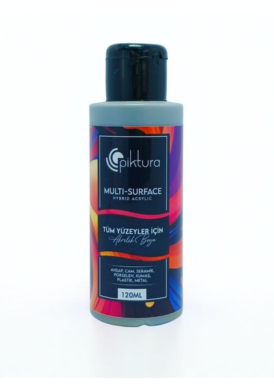 Piktura Akrilik Multisurface Boya 120ml Gri