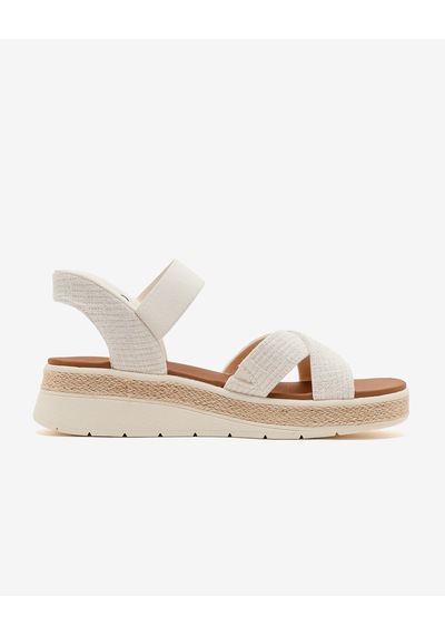 Skechers Bobs Sun Ray Kadın Beyaz Sandalet 114417 Wht