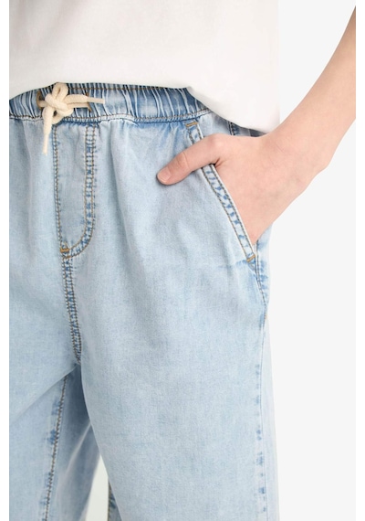 DeFacto Erkek Çocuk Esnek Belli Jean Şort B5764A825SMNM39