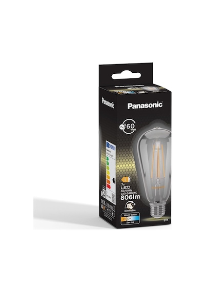 Ayrex Dim Edilebilir Filaman St64 Lamba 7w 806lm 2700k Clear Diğer