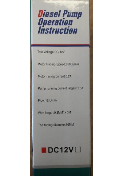 Momentum Df40 12 Volt Mini Dalgıç Pompa.sıvı Aktarımı(ithal Ürün)