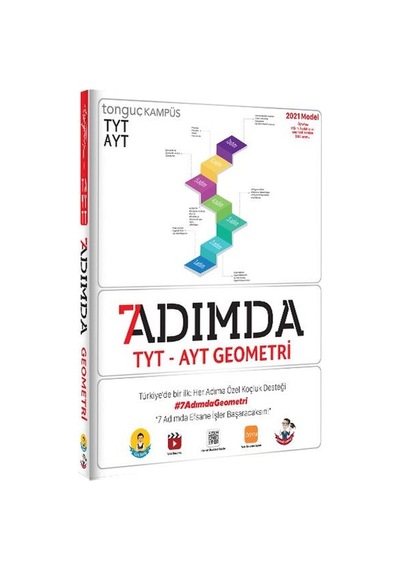 Tonguç Akademi Yayınları 7 Adımda Tyt-Ayt Geometri Soru Bankası