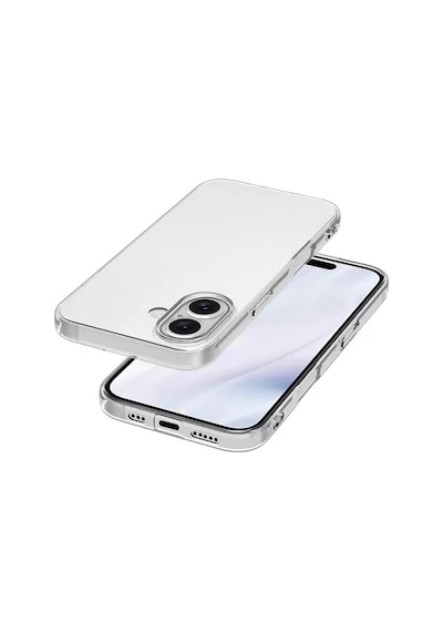 Spia Apple İphone 17 İle Uyumlu Kılıf Şeffaf Premier Silikon Orijinal Apple İphone 17 İle Uyumlu, Şeffaf 50 x 22