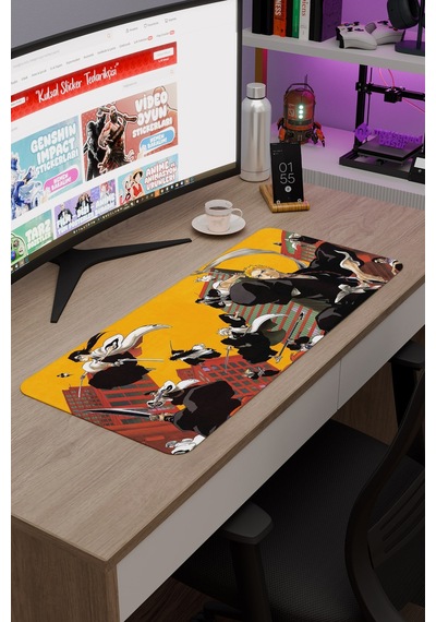 Bleach Anime V3 - 70x30 Xl Gaming Kauçuk Kaymaz Taban Mouse Pad Fare Altlığı