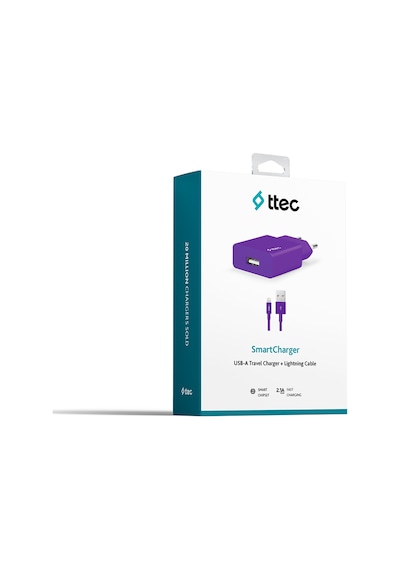 Ttec 2SCS20CMR SmartCharger 2.1A Seyahat Şarj Aleti + Type-C Kab