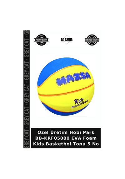 Özel Üretim Hobi Park Bb-krf05000 Eva Foam Kids Basketbol Topu 5 No