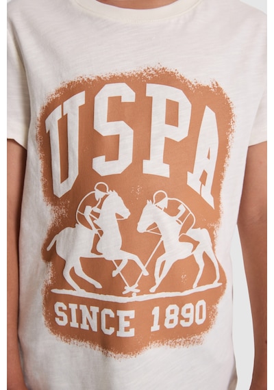 U.S. Polo Assn. Erkek Çocuk Tişört 50327044-vr256 İnci