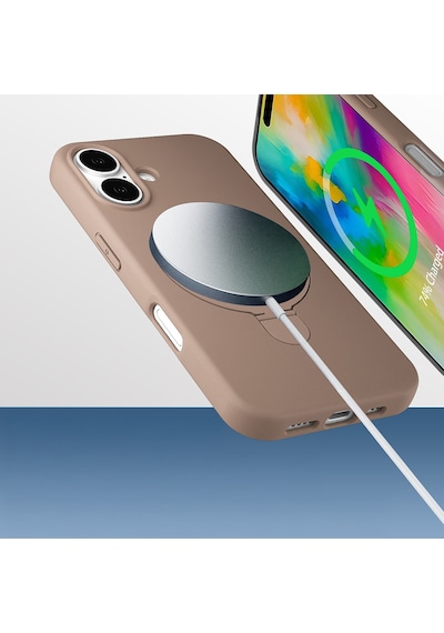 Apple Uyumlu iPhone 17 Pro Max Kılıf M-safe Şarj Özellikli Standlı Zore Samara Kapak Siyah