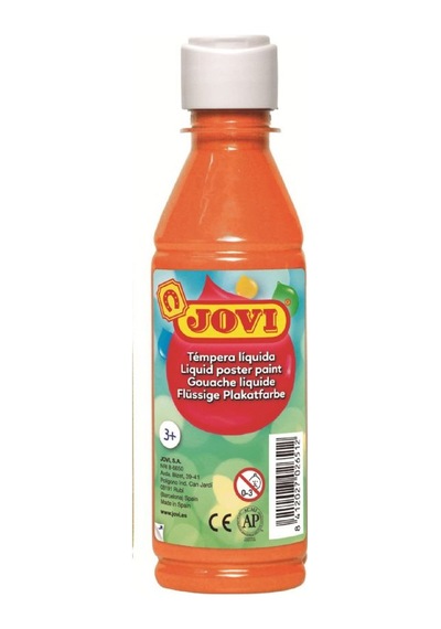 Jovi Turuncu Guaj Boya 250Ml Hazır Sulandırılmış Sıvı Turuncu