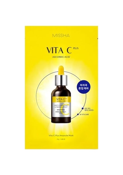 Mıssha Leke Karşıtı C Vitamini İçerikli Aydınlatıcı Maske Vita C Plus