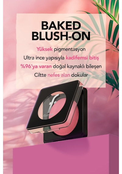 Flormar Işıltılı Fırınlanmış Allık - Baked Blush-On - 044 Pink Rose - 8682536051446