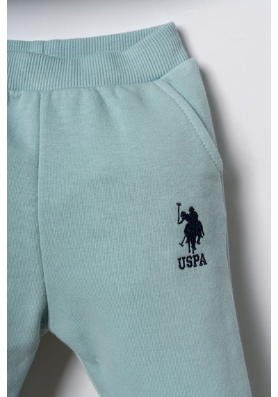 U.S. Polo Assn. Erkek Bebek Nakışlı Yeşil Uzun Kol Pijama Takım Usb3169-c-v2 Usb3169-c-v2