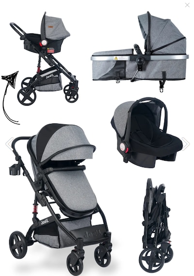 Joell 1713 Truva Travel Sistem Bebek Arabası