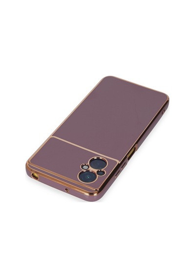 Xiaomi Poco M5 Uyumlu Kılıf Volet Silikon - Mor