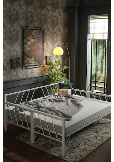 Bedliga Glory Yavrulu Daybed Tek-Çift Kişilik Metal Karyola