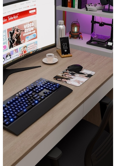 Bridgerton V2 22x18 Gaming Kauçuk Kaymaz Taban Mouse Pad Fare Altlığı