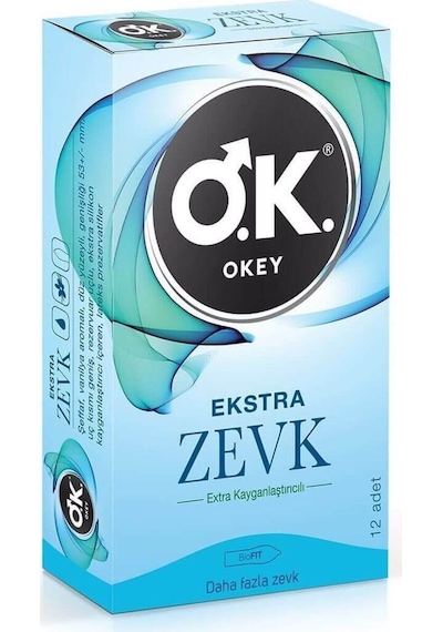 Okey Extra Zevk Prezervatif 12'li