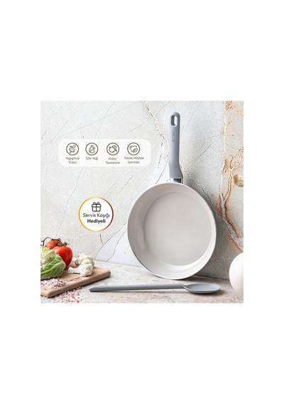 Swiss Cyrstal Rs Tava Gri 26 Cm