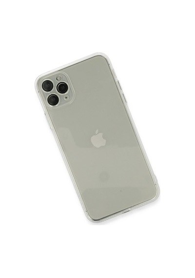 Cosmotex Newface Apple iPhone Uyumlu  11 Pro Max Kılıf Fly Lens Silikon - Şeffaf