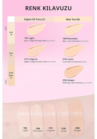 Hyalüronik Asit İçerikli Kill Cover Mesh Glow Essential Cushion Set 19c Light Spf50+ Pa++++