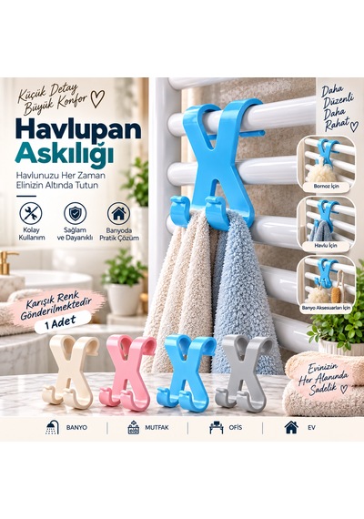 Havlupan Askılığı Askı Havlu - 1 Adet