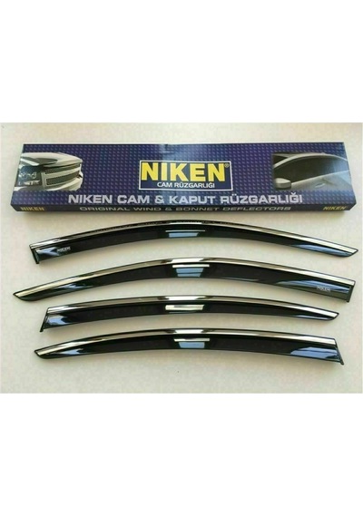 Niken Opel Astra J 2009- Kromlu Cam Rüzgarlığı 4lü