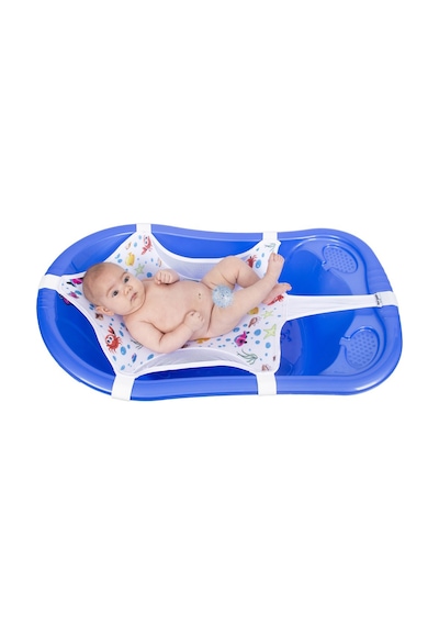 Sevi Bebe SEV-693 Desenli Havlu Bebek Banyo Filesi Beyaz