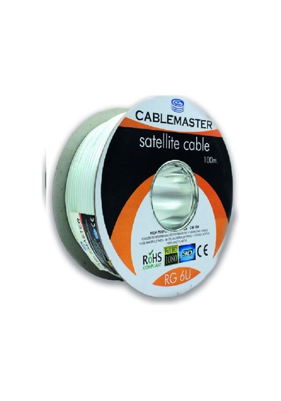 Uydu Çanak Anten Kablosu Cm-104 80 Tel Rg6 U4 Extra Bakır Koaksiyel Kablo 100 Metre
