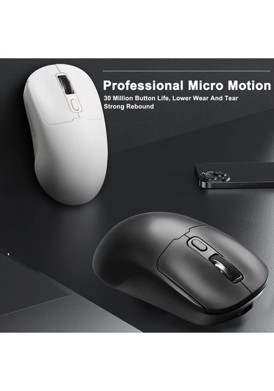 Turcoshop11 Siyah Ergonomik Kablosuz Oyun Mouse Şarjlı 2.4g Windows Mac Ios Uyumlu Düşük Gecikme Diğer