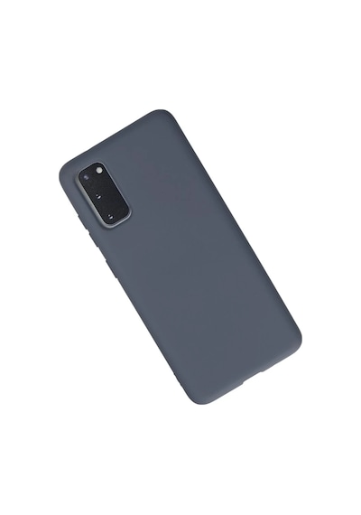 Samsung Galaxy S20 Uyumlu Kılıf Nano İçi Kadife Silikon - Gri