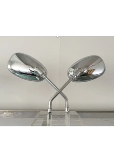 Scooter/e Bike /motosiklet Oval Nikel Ayna Tk 8mm Bağlantılı