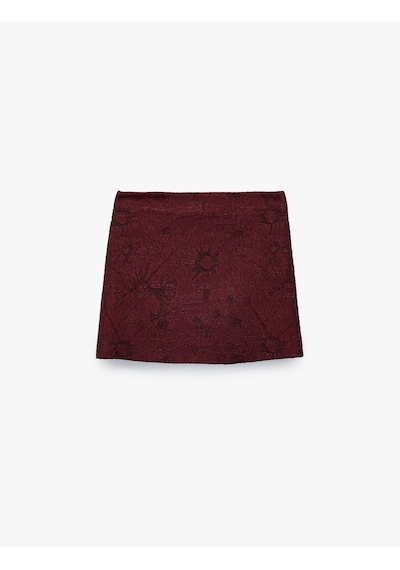 Koton Koton X Melis Ağazat - Metal İplik Detaylı Parıltılı A Kesim Floral Dokulu Mini Etek Bordo 6wak70096ew Bordo Koton Koton X Melis Ağazat - Metal İplik Detaylı Parıltılı A Kesim Floral Dokulu Mini Etek Bordo 6wak70096ew Bordo