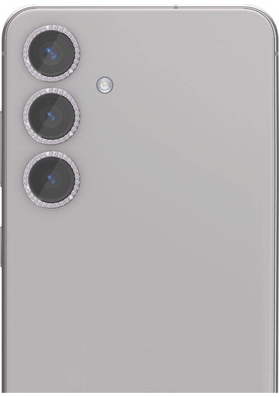 Mobilefix Galaxy Uyumlu S24 Diamond Kamera Lens Koruyucu Cam Filmi-sarı Sarı