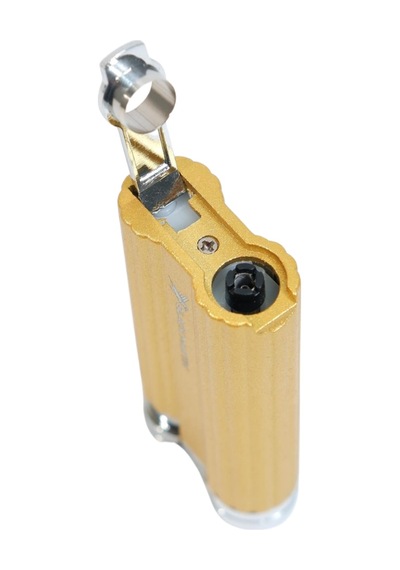 Black Martin Tek Torch Pürmüz Delicili Sarı Metal Puro Çakmağı - Tr9537