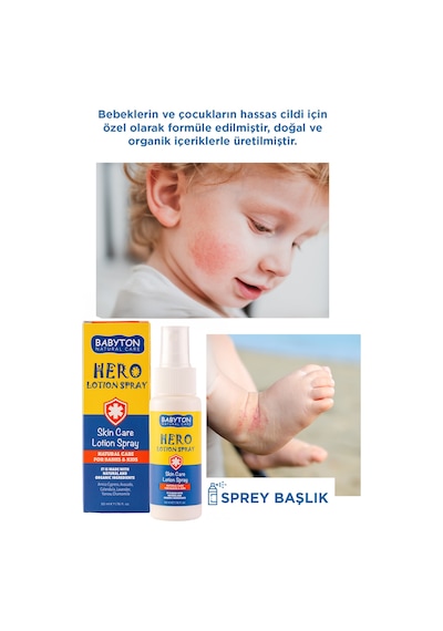 Babyton Hero Nemlendirici Losyon Sprey 50 Ml