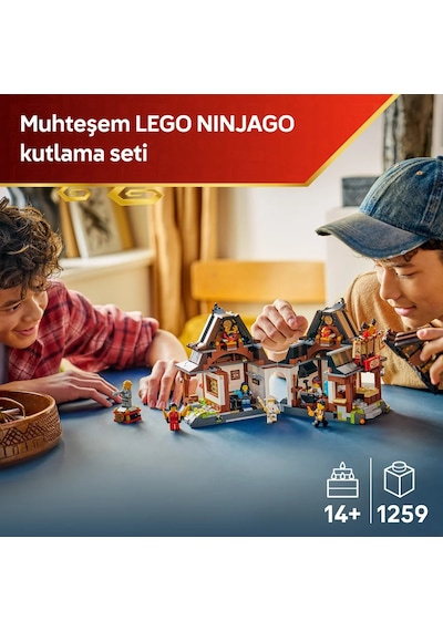 LEGO® NINJAGO® Dört Silah Demircisi 15. Yıl Dönümü 71858 - 14 Yaş ve Üzeri için 6 Minifigür İçeren Oyuncak Yapım Seti (1259 Parça)