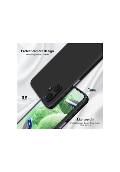 Fibaks Galaxy A06 Uyumlu Kılıf Kadife Lansman Soft Yumuşak Liquid Silikon Kamera Korumalı Kapak Yeşil