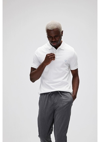 Bad Bear Pure Erkek Beyaz Polo Tişört Beyaz
