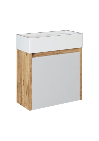 Roomart Ayaksız Tek Kapaklı Lavabolu AtLANTİK-Beyaz 50 Cm Banyo Atlantik Çam - Beyaz Roomart Ayaksız Tek Kapaklı Lavabolu AtLANTİK-Beyaz 50 Cm Banyo Atlantik Çam - Beyaz