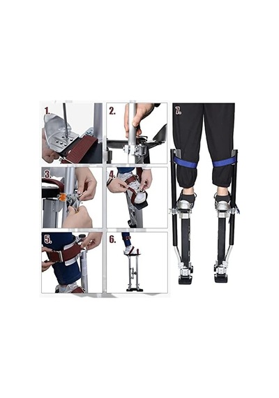 Asvera Alüminyum Alçıpan Boyacı Ayaklığı 46-76 Cm Ayarlanabilir Sıva Bacağı 1 Adet