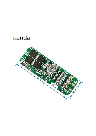 3S 20A Bms 12.6V 18650 Lityum Lipo Pil Şarj Koruma Modülü