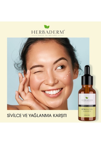 Superserum Betasolution Karma Ve Yağlı Cilt Doğal Yüz Serumu