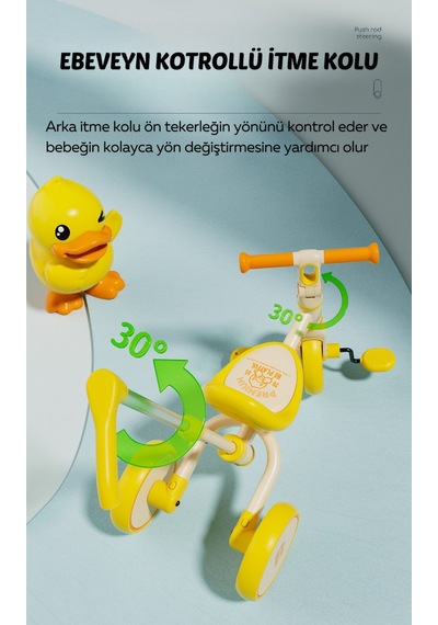 Luddy Bduck Bisiklet Mavi - Pembe