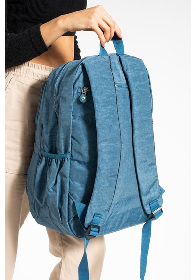 571 Collections Çanta Ultra Hafif Çok Cepli Su Geçirmez Sırt Çantası Unisex Mavi Model: 571-1g
