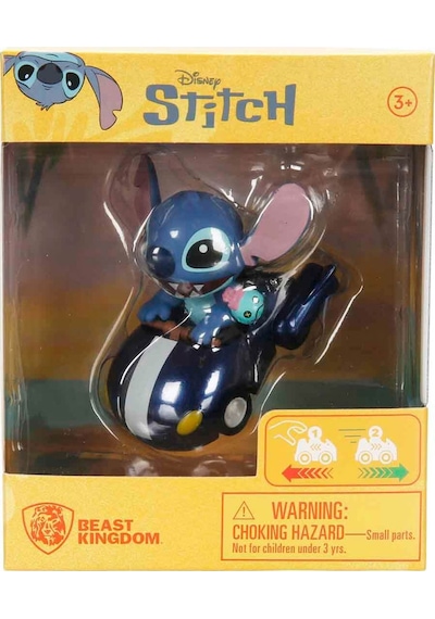 Yume Toys Disney Stitch Zoom Hero Serisi Çek Bırak Figürlü Spaceship 15750