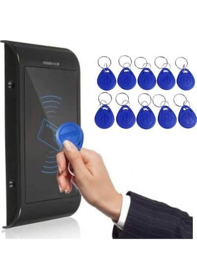 Wozlo Chip TK4100 Rfid Manyetik Anahtarlık Tag Göstergeç Proximity Anahtarlık 50 Adet