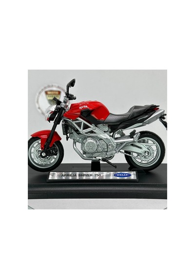 Aprilia Shiver 750 Maket Motor - 1:18 Welly Diecast Naked
