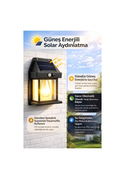Güneş Enerjili Solar Aydınlatma