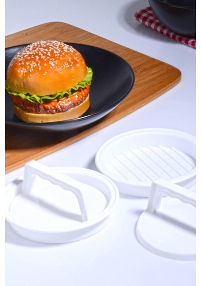 Bev Kitchen 2 Adet Hamburger Ve Köfte Kalıbı Şekillendirici Pratik Köfte Yapma Aparatı